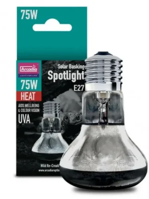 ARCADIA Reptile Solar Basking Spotlight 75W Flitsaanbieding