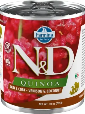 Beperkt Aanbod N&D DOG QUINOA Adult Venison & Coconut 285g