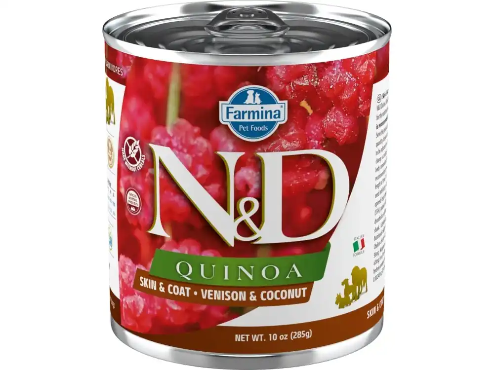 Beperkt Aanbod N&D DOG QUINOA Adult Venison & Coconut 285g