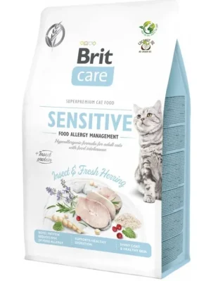 Brit Care Cat GF Insect. Food Allergy Management 0,4kg Fabrieksprijs