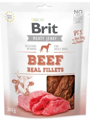 Brit Jerky Beef Fillets 200g Speciale Aanbieding