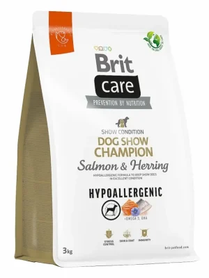 Uitverkoop Brit Care Dog Hypoallergenic Dog Show Champion 3kg