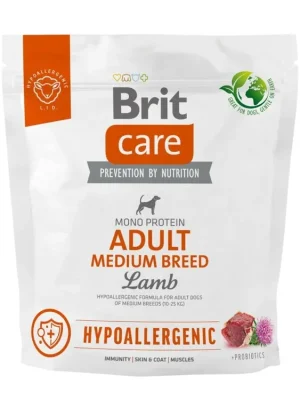 Beperkte Voorraad Brit Care Dog Hypoallergenic Adult Medium Breed 1kg