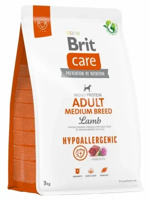 Nu Kopen Brit Care Dog Hypoallergenic Adult Medium Breed 3kg
