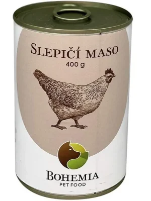 Betrouwbaar BOHEMIA Slepičí maso ve vlastní šťávě 400g