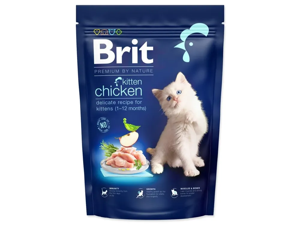 Brit Premium Cat by Nature Kitten Chicken 800g Flitsaanbieding
