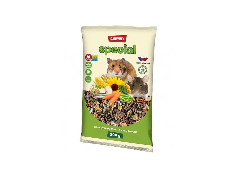 Aanbieding DARWIN‘S Small Rodent Special 500g