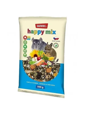Aanbieding DARWIN‘S Chinchilla & Degu Happy Mix 500g