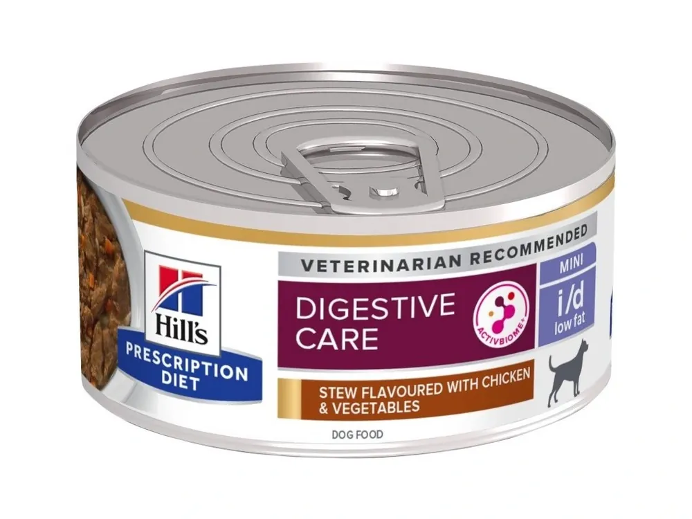 Populair Hill‘s Prescription Diet Canine i/d Stew Low Fat Chicken & Vegetables 156g