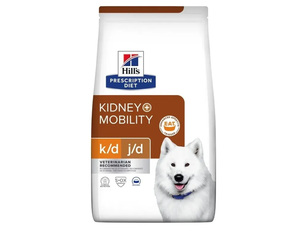 Hill‘s Prescription Diet Canine k/d + j/d 4kg Aanbieding