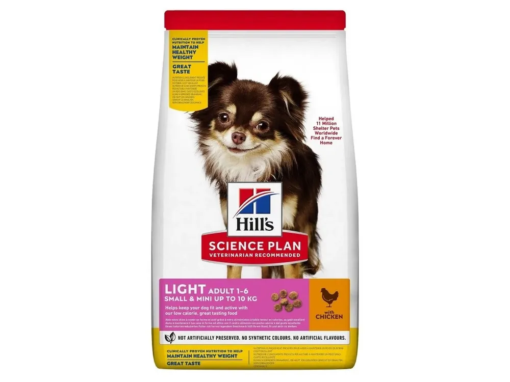 Hill‘s Science Plan Canine Adult Light Small & Mini Chicken 6kg Op = Op