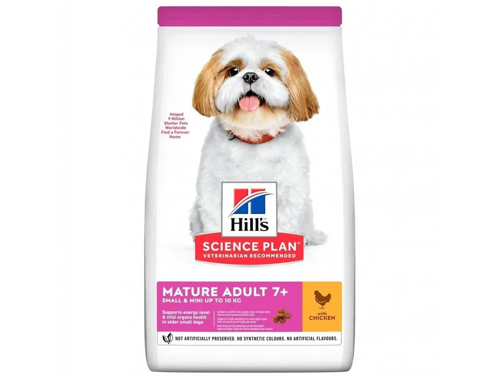 Hill‘s Science Plan Canine Mature Adult 7+ Small & Mini Chicken 6kg Gecertificeerd