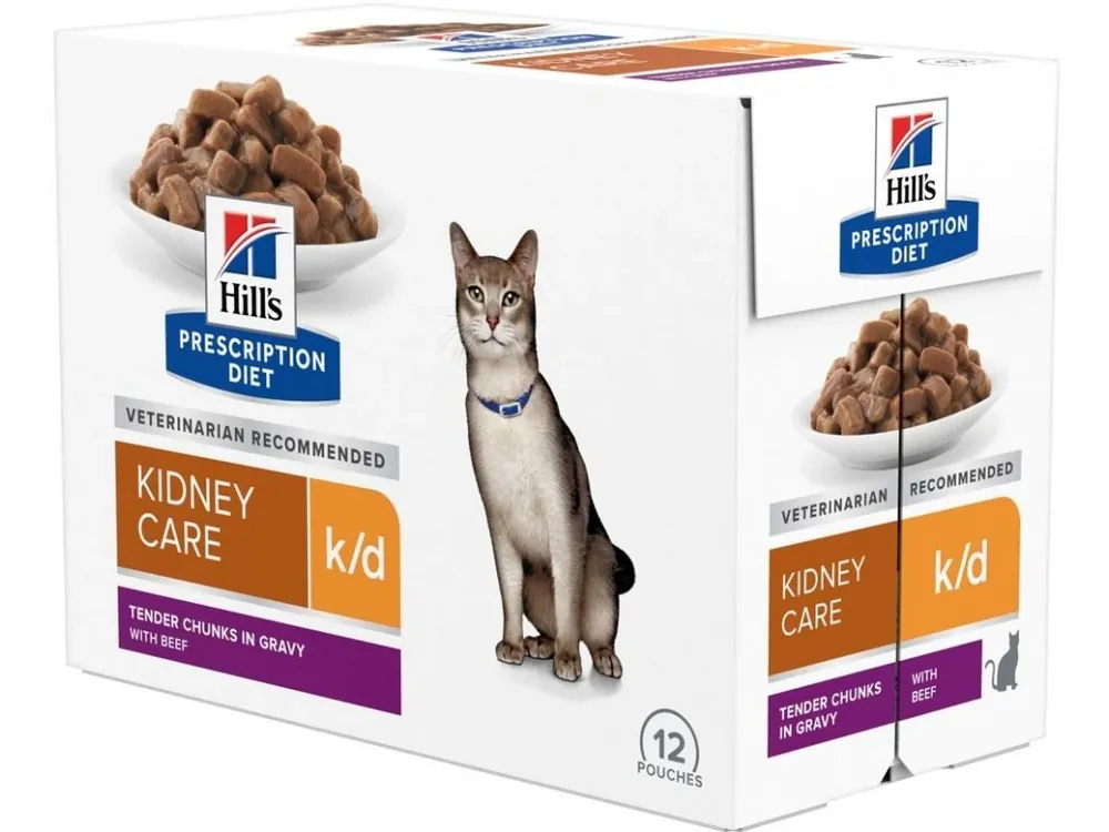 Hill‘s Fel. PD K/D kapsa Beef 12x85g Koop Vandaag