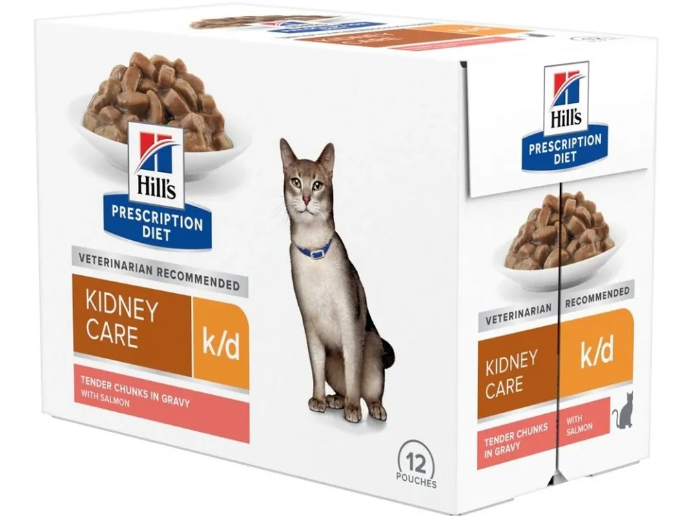 Hill‘s Prescription Diet Feline k/d Salmon 12x85g Gecertificeerd