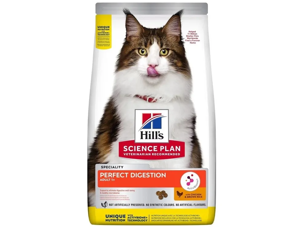 Exclusieve Aanbieding Hill‘s Science Plan Feline Perfect Digestion Adult Chicken 1,5kg
