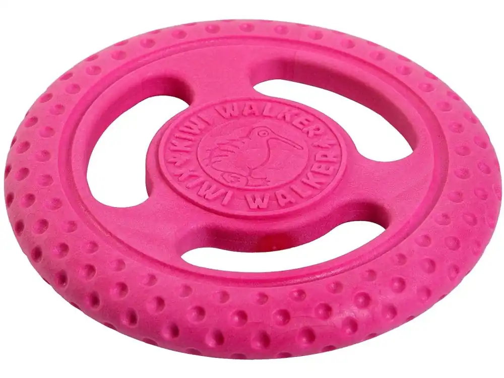 Meest Verkocht Hračka pes FRISBEE MAXI plov. z TPR růžová Kiwi
