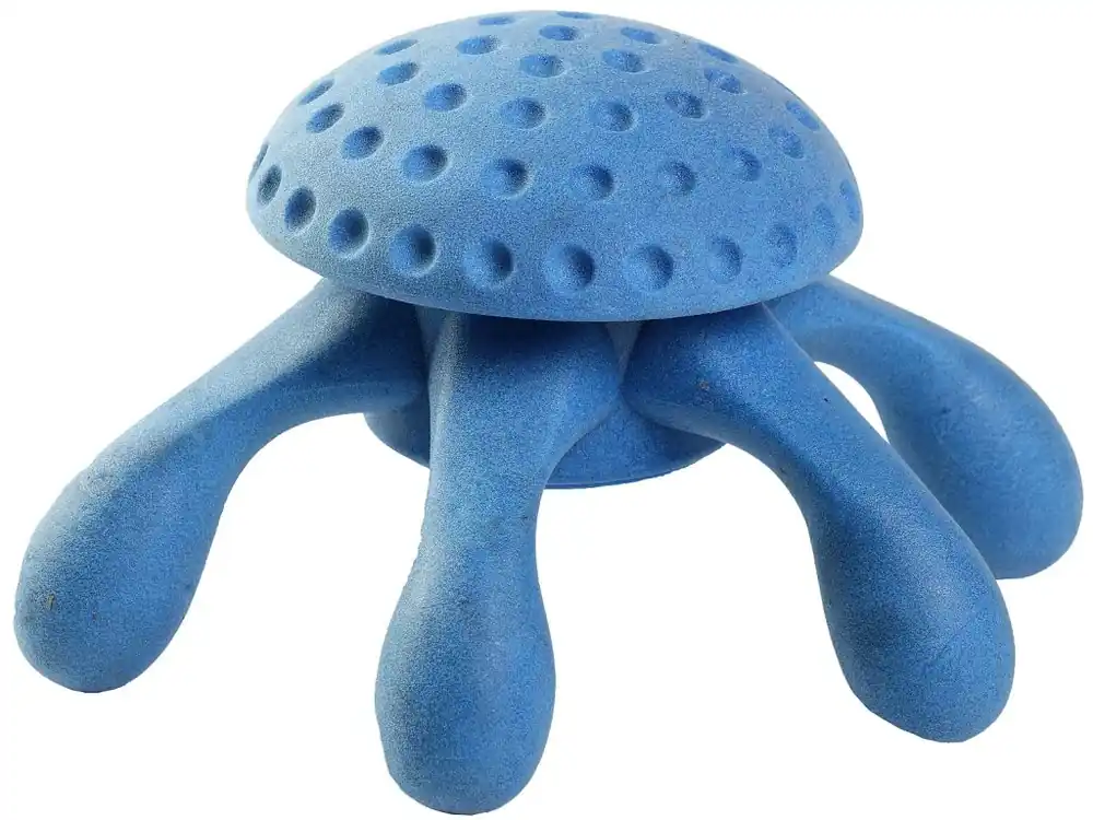 Hračka pes OCTOPUS MAXI plov. z TPR modrá Kiwi Voordeelprijs