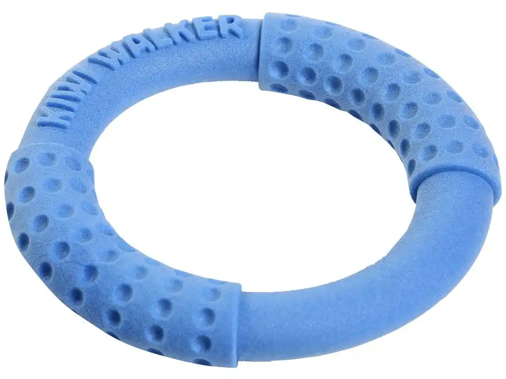 Dagaanbieding Hračka pes RING MAXI plov.a létající z TPR modr. Kiwi