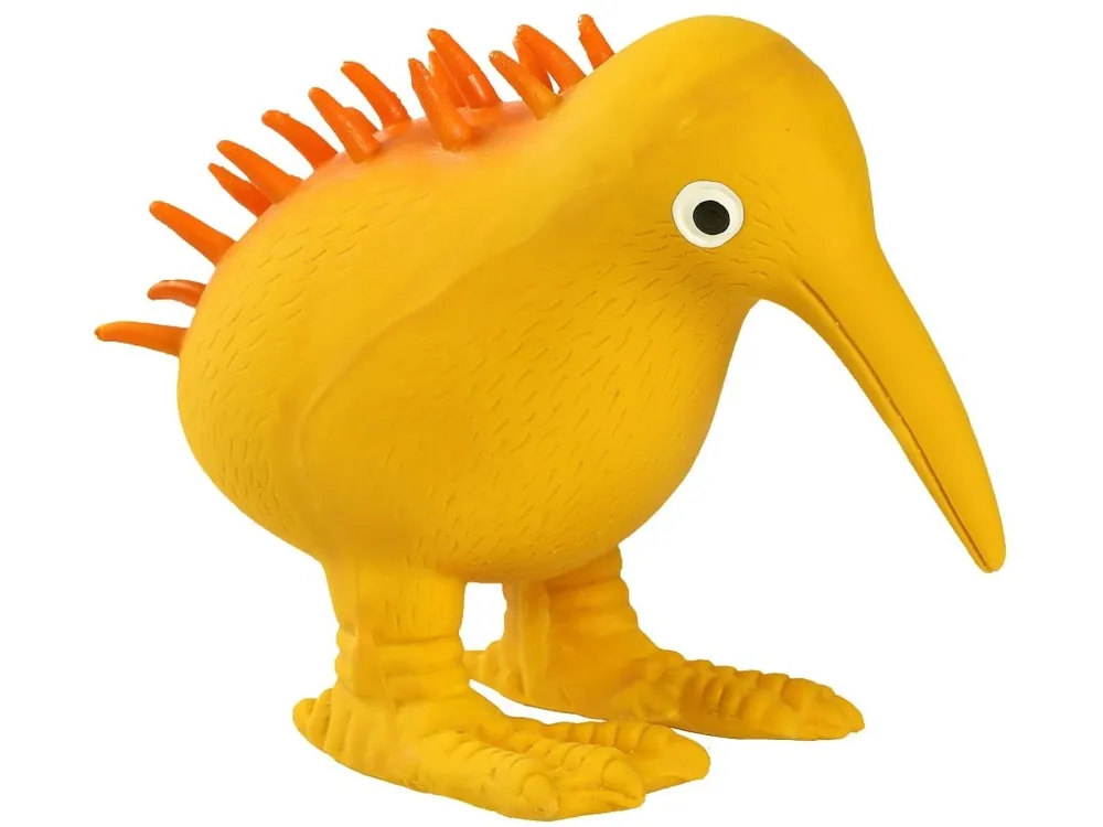 Hračka pes WHISTLE latex,pískací,oranž. 8,5cm Kiwi Veilige Betaling
