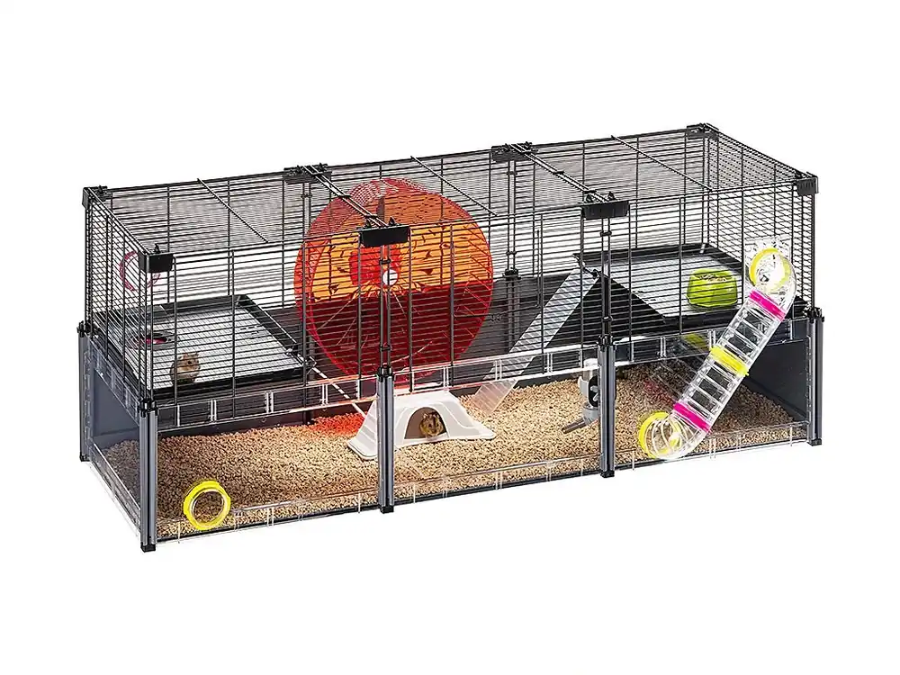 Gratis Retour FERPLAST Klec MULTIPLA HAMSTER Large s výbavou křeček