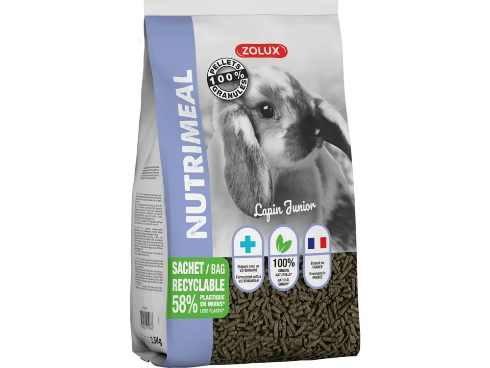 Lage Prijs Krmivo pro králíky Junior NUTRIMEAL 2,5kg Zolux