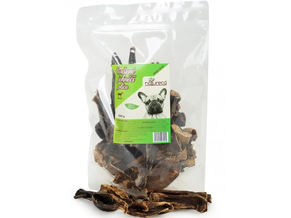 NATURECA pochoutka Jehněčí plíce sušené 500g Nieuw