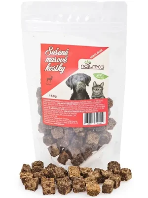 Bestel Nu NATURECA pochoutka Masové kostky Jelen, 100%maso 150g
