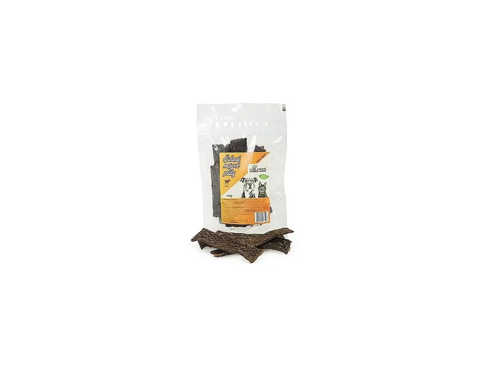NATURECA pochoutka Masové pláty Koza 100g Betrouwbaar