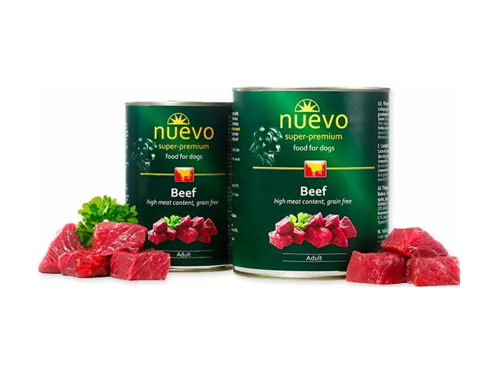 Gecertificeerd NUEVO Dog Adult Beef 400g