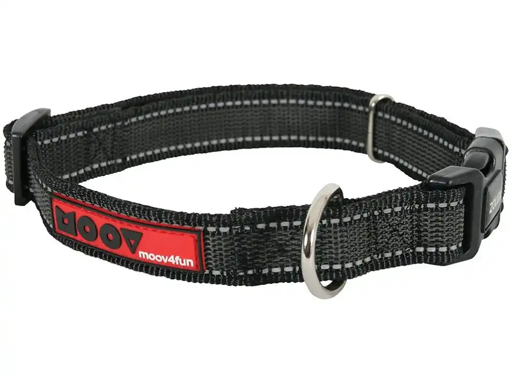 Obojek pes MOOV nastavitelný černá 25mm 45-58cm Zolux Dagaanbieding