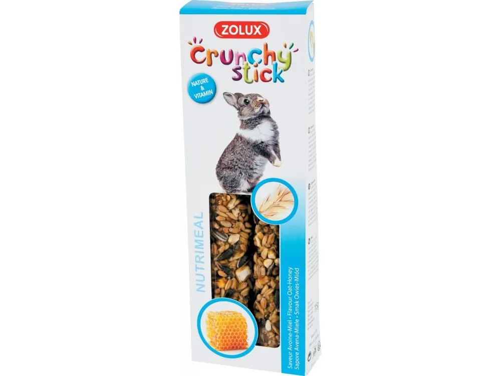 Pochoutka CRUNCHY STICK oves/med pro králíky Zolux Shop Nu