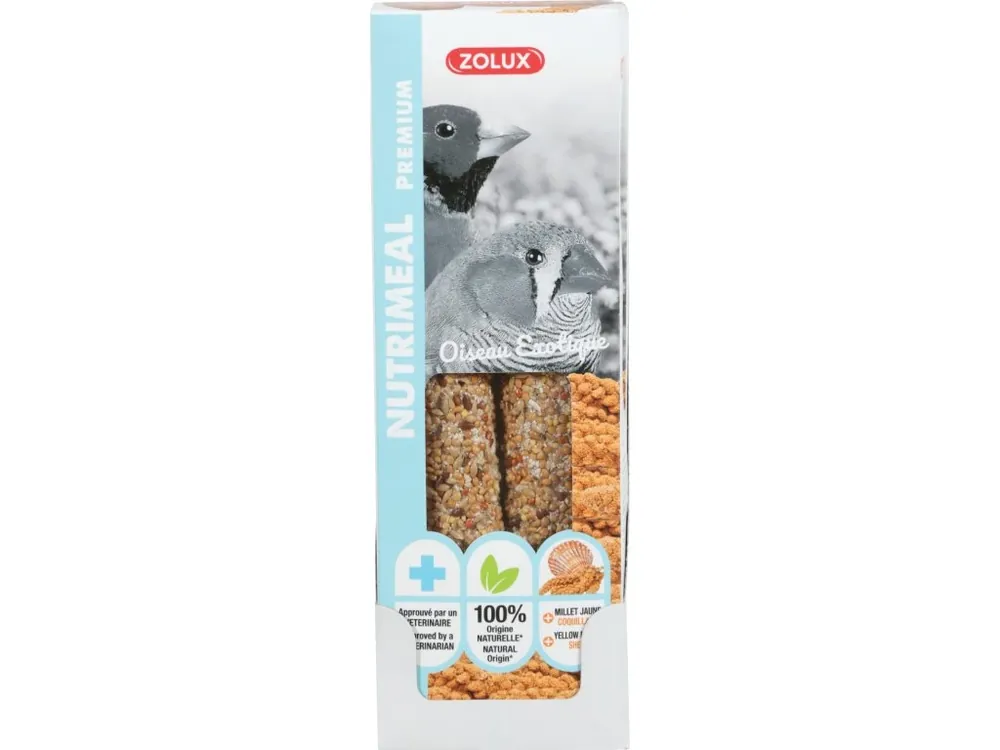 Pochoutka NUTRIMEAL STICK žluté proso pro exoty 110g Zolux Express Levering