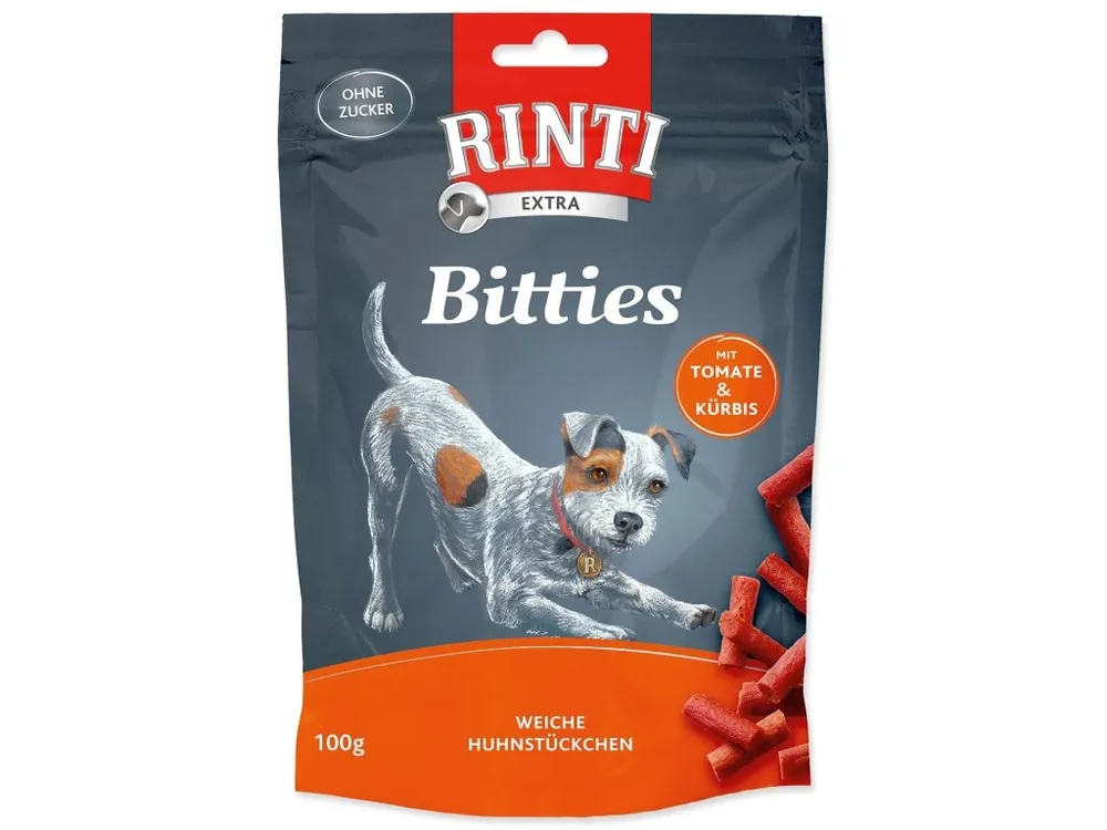 Finnern Rinti Bitties kuře & rajčata & dýně 100g Aanbieding