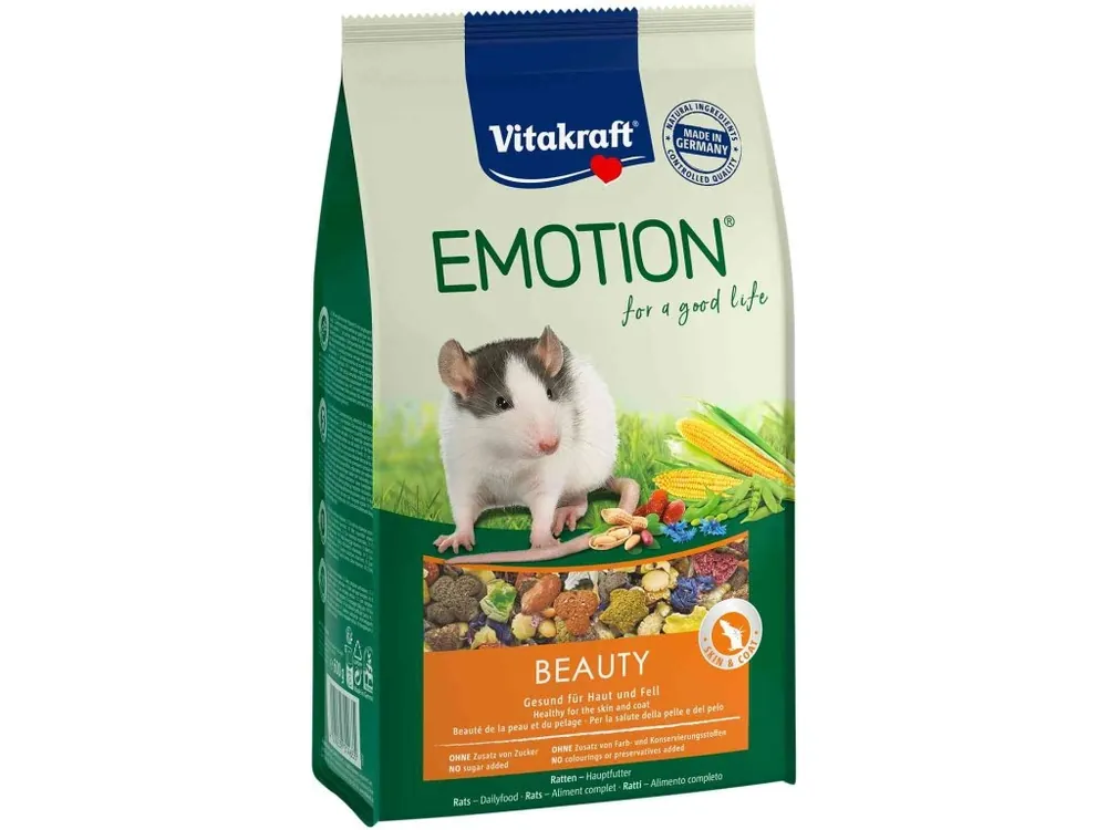 Flitsaanbieding VITAKRAFT Rodent Rat Emotion Beauty 600g