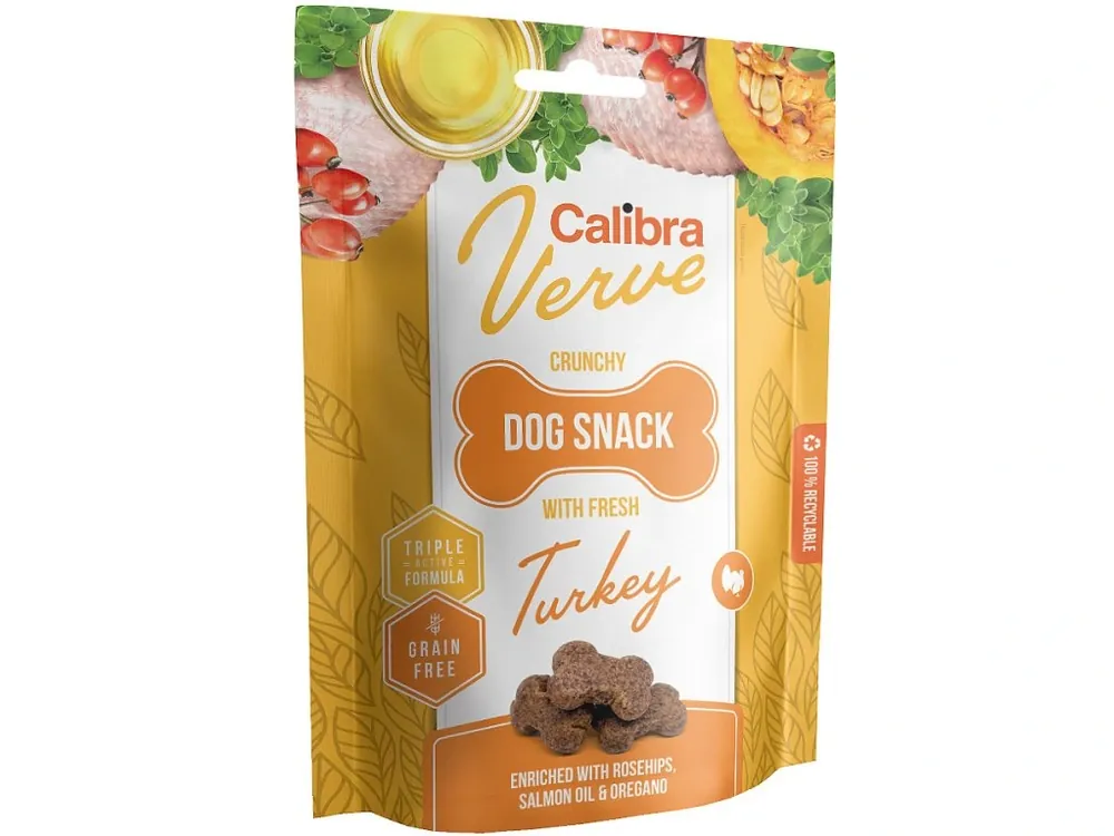 Calibra Dog Verve Crunchy Snack Fresh Turkey 150g Alleen Vandaag
