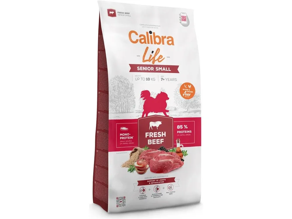 Beste Prijs Calibra Dog Life Senior Small Fresh Beef 1,5kg
