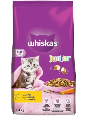 Beperkt Aanbod Whiskas Dry Junior s kuřecím 1,4kg