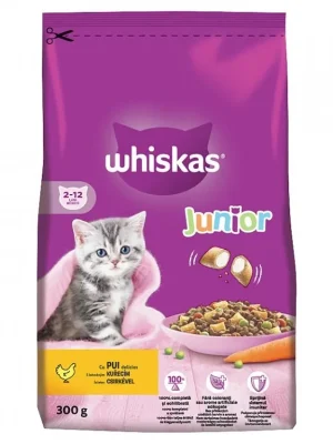 Actieprijs Whiskas Dry Junior s kuřecím 300g