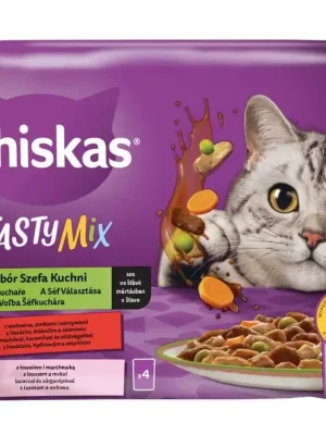 Nu Kopen Whiskas Tasty Mix Volba šéfkucháře ve šťávě 4x85g