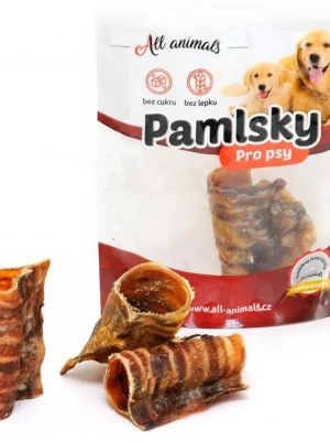 All Animals DOG pochoutka Hovězí hrtan krájený 120g Rechtstreeks Van De Fabrikant