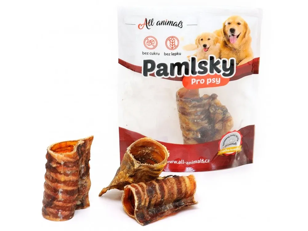 All Animals DOG pochoutka Hovězí hrtan krájený 120g Rechtstreeks Van De Fabrikant