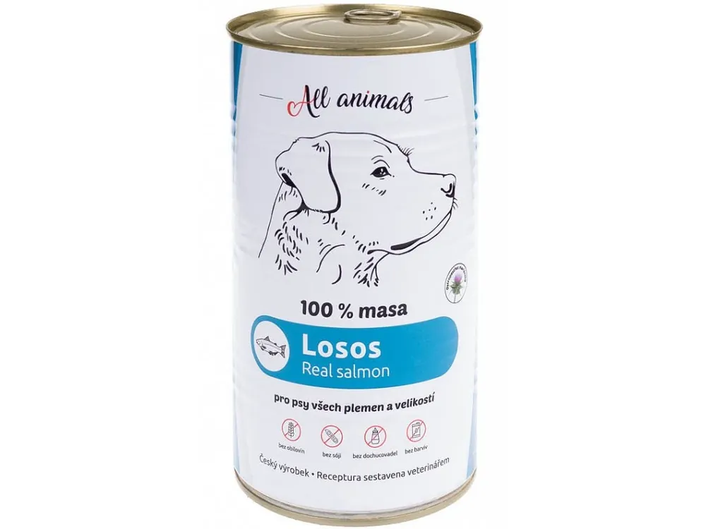 All Animals DOG losos mletý 1200g Superprijs
