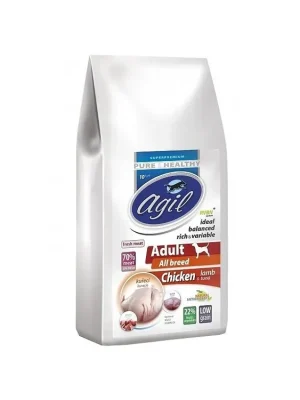 Agil Adult All Breed Low Grain Chicken & Lamb & Tuna 10kg Finale Uitverkoop