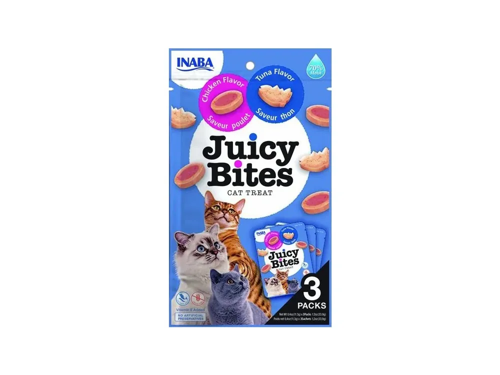 Alleen Vandaag Churu Cat Juicy Bites Chicken & Tuna Flavor 3x11,3g