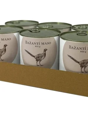 BOHEMIA Bažantí maso ve vlastní šťávě SIX PACK 6x800g Nu Kopen