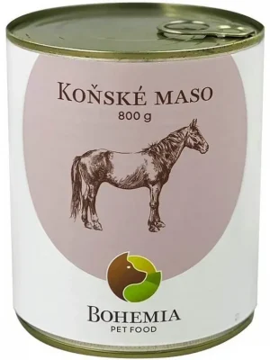 Aanbieding BOHEMIA Koňské maso ve vlastní šťávě 800g