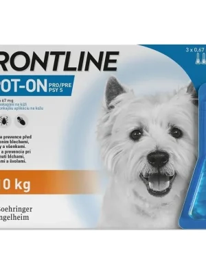 FRONTLINE SPOT ON for dogs S (2-10kg) - 3x0,67ml Meest Verkocht