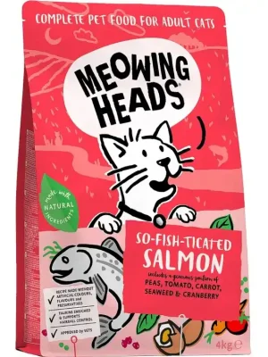 MEOWING HEADS So-fish-ticated Salmon 4kg Finale Uitverkoop