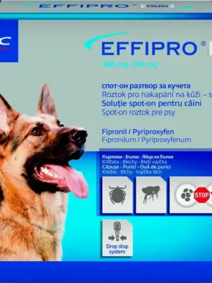 Effipro DUO Dog L (20-40kg) 268/80 mg, 4x2,68m Gratis Retour