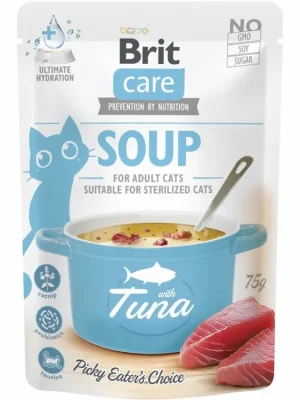 Must-Have Brit Care Soup with Tuna for Cats 75g